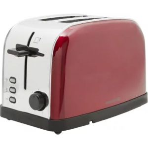 Grille-pain ESSENTIELB ETT 9R Memphis rouge inox