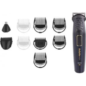 Tondeuse multi usages BABYLISS MT728E 10 en 1 Carbon Steel