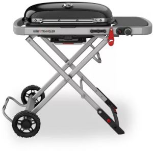 Barbecue gaz WEBER Traveler Black sur chariot, 63.5x34.3 cmcm