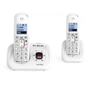 T&eacute;l&eacute;phone sans fil ALCATEL XL785 Voice Duo Blanc