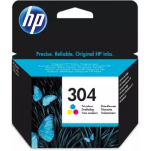 Cartouche d'encre HP Originale 304 3 Couleurs (CMY) - N9K05AE