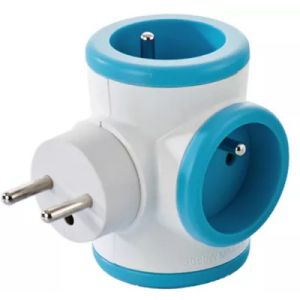 Multiprise WATT AND CO rotative 3x16A Turquoise