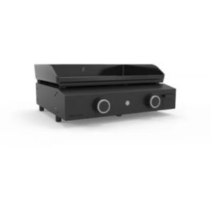 Plancha gaz FORGE ADOUR ORIGIN G 60 AN noir 2 br&ucirc;leurs &agrave; poser, 59.5x39.5 cm