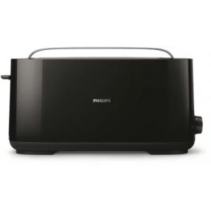 Grille-pain PHILIPS HD2590/90 Toaster noir Daily, 1 fente longue, 830W