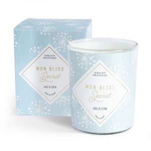 Bougie Bijou Bracelet argenté - Parfum Voile de coton - 40h