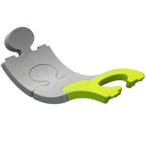 Bain de soleil flottant hoom gris/vert