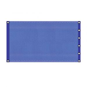 B&acirc;che &agrave; bulles 400 &micro; bord&eacute;e 2 c&ocirc;t&eacute;s bleue - 10 x 5