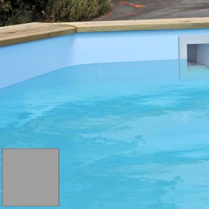 Liner pour piscine bois northland bahia 670 x 400 h.115 cm gris 75/100