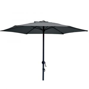 Parasol droit Ø200 cm - anthracite