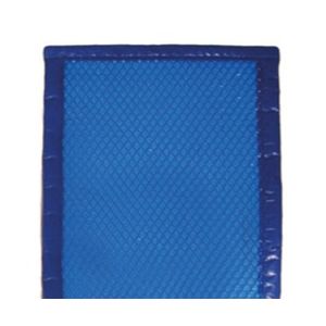 B&acirc;che &agrave; bulles 500&micro; bord&eacute;e 4 c&ocirc;t&eacute;s bleu 9.5 x 4