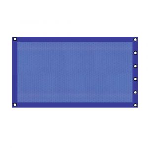 Bache a bulles bleu 400 microns 10 x 5 borde 4 cotes