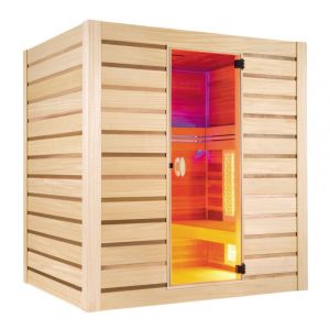 Sauna vapeur et infrarouge hybride combi