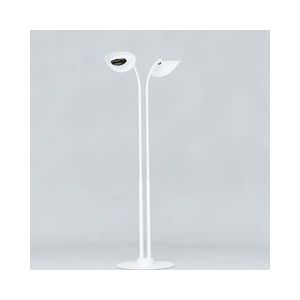Lampe chauffante infrarouge double tête 2 x 1500 w - blanc