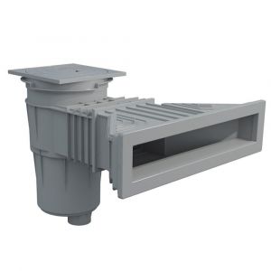 Skimmer miroir norm  xxl prestige gm vis parker gris b&eacute;ton/liner