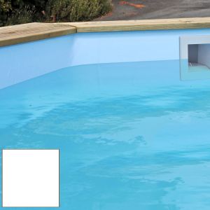 Liner pour piscine bois northland bahia 670 x 400 h.115 cm blanc 75/100
