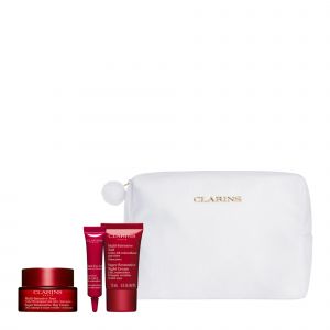 Clarins - Coffret Multi-intensive Crème Jour, Crème Nuit, Soin Yeux, Sérum Visage & Trousse