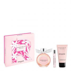 Rochas - Coffret Mademoiselle Rochas Eau De Parfum 50ml, Lait Corps & Format Voyage