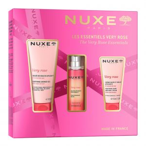 Nuxe - Coffret Les Essentiels Very Rose Gel Douche, Crème Mains Et Ongles & Eau Parfumante