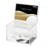 Exacompta 89058D Urne transparente avec couvercle 21cm