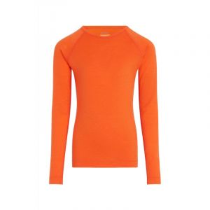 icebreaker 200 Oasis LS Crewe - Sous-vêtement mérinos enfant Blaze Taille de l'enfant 128 cm