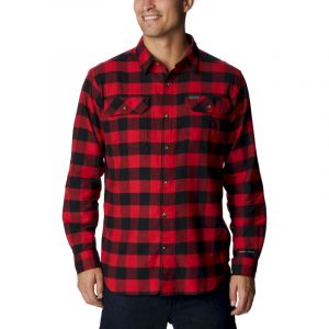 Columbia Flare Gun Stretch Flannel - Chemise homme Mountain Red Twill Buffalo Check M