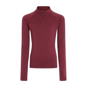 icebreaker 260 Tech LS Half Zip - Maillot thermique laine mérinos enfant Black Taille de l'enfant 128 cm