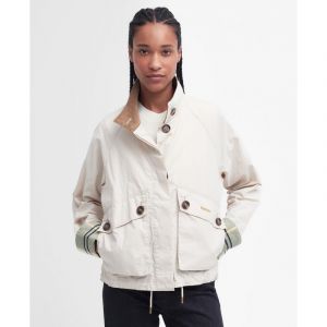 Barbour Crowdon Showerproof - Veste femme Oatmeal 10 / S
