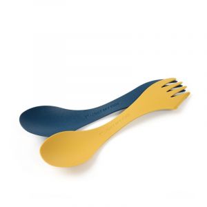 Light My Fire Spork Original BIO 2 Pack - Couverts Musty Yellow / Hazy Blue Taille unique