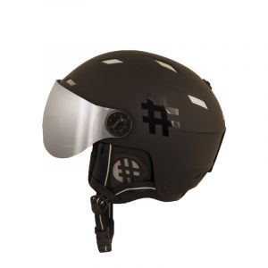 Diezz Jozz 2 - Casque ski avec visière Black Silver 53-55 cm