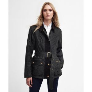 Barbour Lily Wax - Veste femme Archive Olive / Ancient 8 / XS