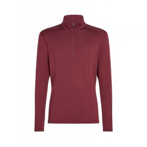 icebreaker 260 Tech LS Half Zip - Maillot thermique laine mérinos homme Port L