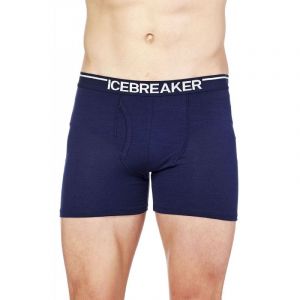 icebreaker Anatomica Boxers With Fly - Boxer laine m&eacute;rinos homme Midnight Navy M