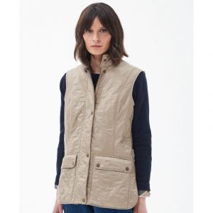 Barbour Wray Gilet - Veste sans manches femme Light Fawn 12 / M