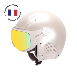 Diezz Français Major Infinit - Casque ski avec visière White Pearl 59-61 cm