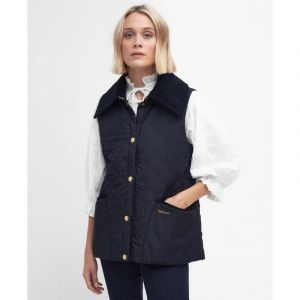Barbour Modern Liddesdale Gilet - Veste sans manches femme Dark Navy 8 / XS