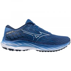 Mizuno Wave Inspire 20 - Chaussures running homme Federal Blue / White / Alaskan Blue 50