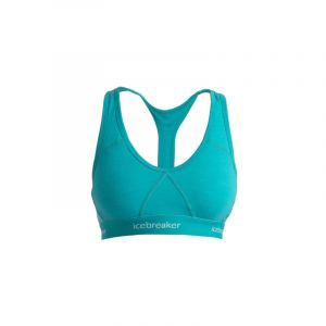 icebreaker Sprite Racerback Bra - Brassi&egrave;re de sport Flux Green XS