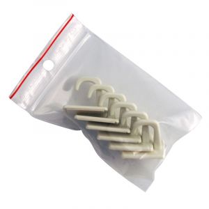 Pharmavoyage Set de 6 crochets adhésifs pour moustiquaire Taille unique