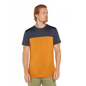 icebreaker Merino 125 Cool-Lite Sphere III SS Tee Colour Block - T-shirt en laine m&eacute;rinos homme Ray / Graphite / CB L