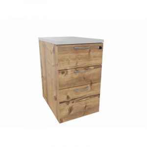 Caisson de rangement hauteur bureau Cosito Timber  42x72x60 cm