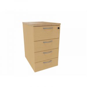 Caisson de rangement hauteur bureau Cosito Hêtre  42x72x60 cm