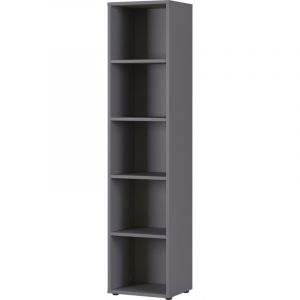 Etagère de bureau H 197 cm Hacienda Anthracite  Largeur45