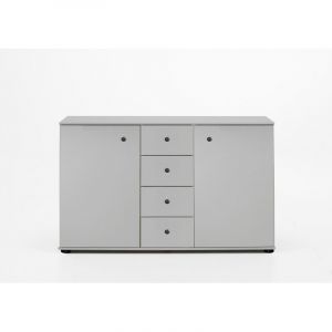Commode contemporaine 130 cm Omalay Blanc