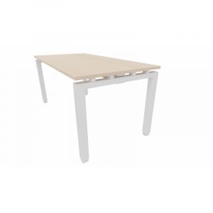 Bureau droit individuel Zelda Graphite, blanc, gris, hêtre, chêne moyen, poirier, wengé, acacia clair, acacia foncé, chêne veiné ou chêne grisé