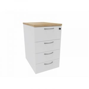 Caisson de rangement hauteur bureau Cosito Blanc  42x72x60 cm