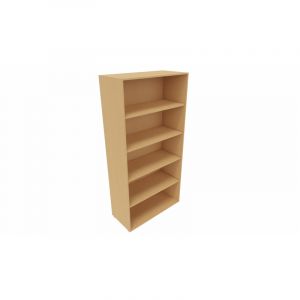 Etagère de rangement ouverte largeur 100 cm Archiva Blanc, gris, argile, noir, hêtre, nebraska, chêne fil, timber ou cèdre  100x201x45,5 cm