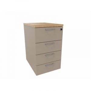 Caisson de rangement hauteur bureau Cosito Argile  42x72x60 cm