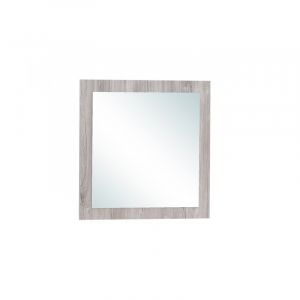 Miroir carré contemporain chêne gris Oliviera Gris