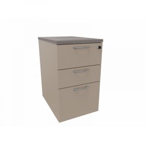 Caisson de rangement hauteur bureau Cosito Argile  42x72x60 cm