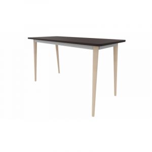 Table haute de r&eacute;union rectangulaire Yuri Graphite, blanc, gris, h&ecirc;tre, ch&ecirc;ne moyen, poirier, weng&eacute;, acacia clair, acacia fonc&eacute;, ch&ecirc;ne vein&eacute;, ch&ecirc;ne gris&eacute; ou noir